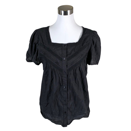 Unisex Soaked - Lühikeste käistega pluus, suurus 38 - Must ()