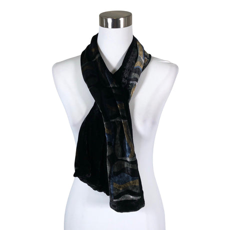 Unisex Marja Kurki - Õhuke sall, suurus Midi - Must ()
