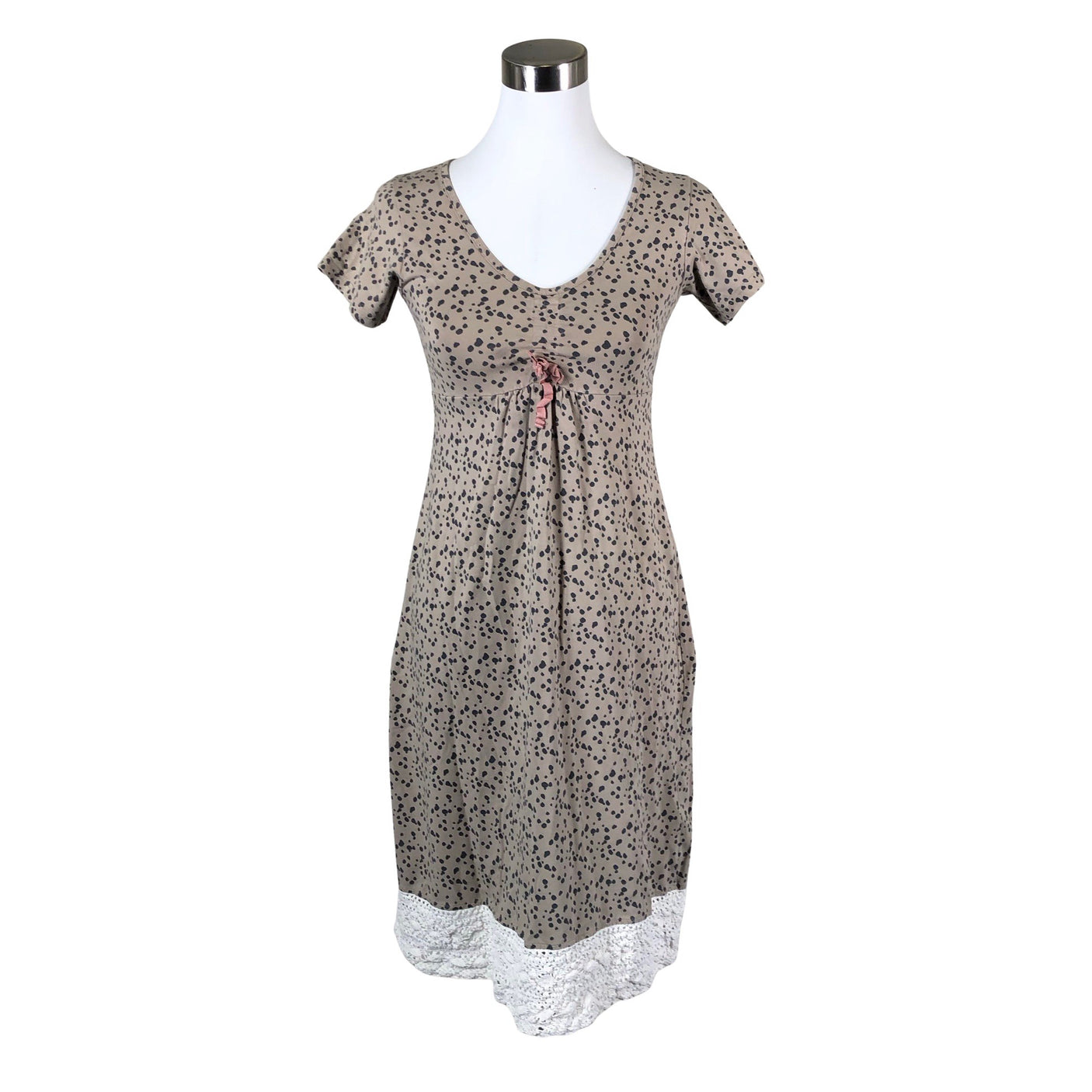 Unisex House of Lola - Trikotaažist kleit, suurus 34 - Beige (1)