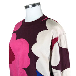 Unisex Marimekko - Dressikangast pluus, suurus 42 - Veinipunane (3)