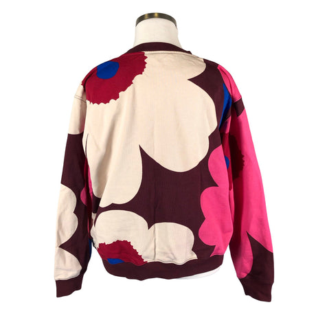 Unisex Marimekko - Dressikangast pluus, suurus 42 - Veinipunane (2)