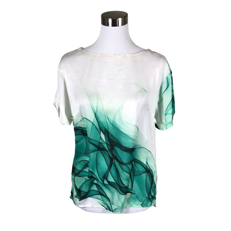 Unisex Monton - Lühikeste käistega pluus, suurus 34 - Valge ()