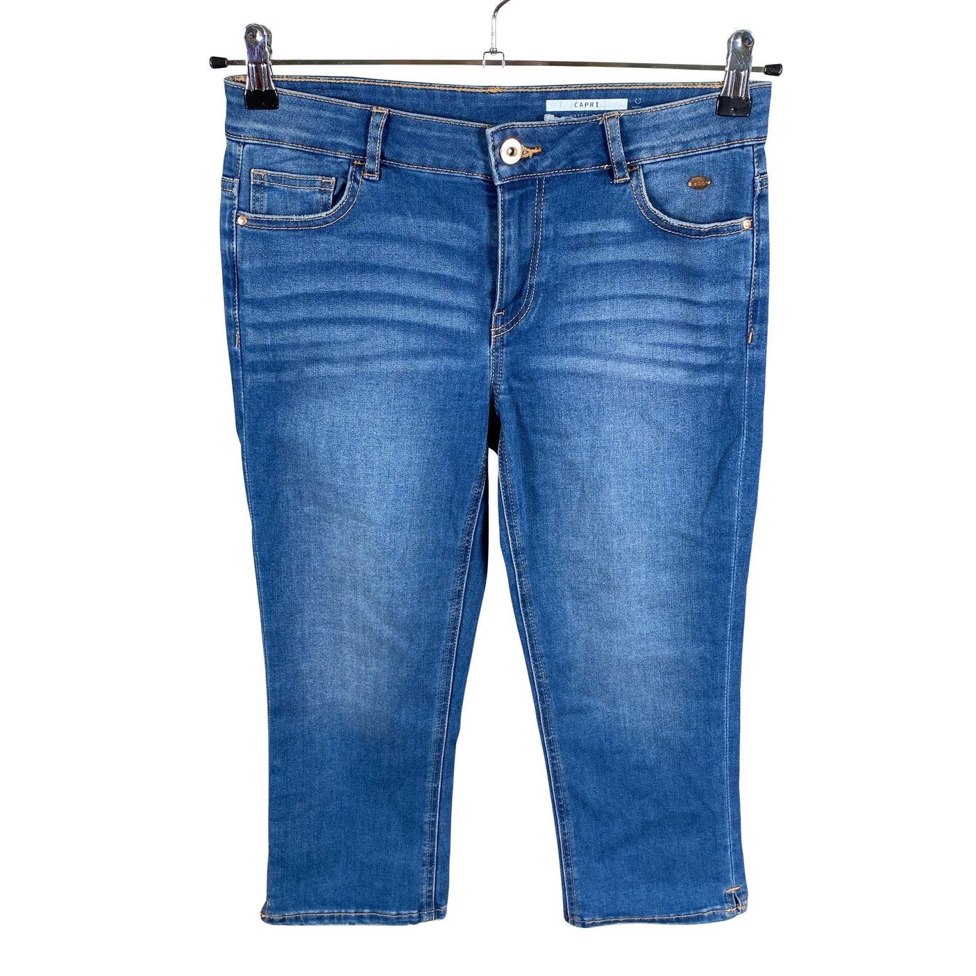 Unisex Esprit - Teksast poolpikad püksid, suurus W28 - Sinine (1)