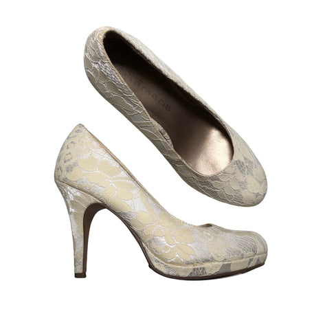 Unisex Tamaris - Pidulikud kontsakingad, suurus 38 - Looduslik valge ()