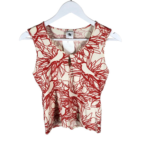 Unisex Nanso - Trikotaažist topp, suurus 36 - Valge ()