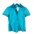 Unisex Esprit - Lühikeste käistega pluus, suurus 38 - Türkiis ()