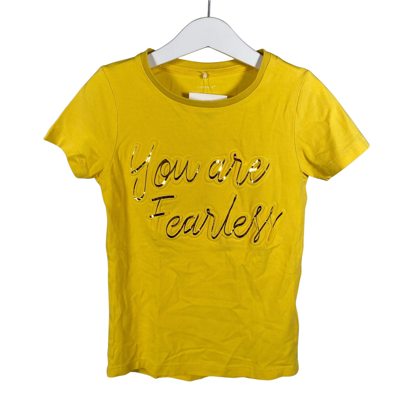 Unisex Name It - T-särk, suurus 122 - 128 - Kollane (1)