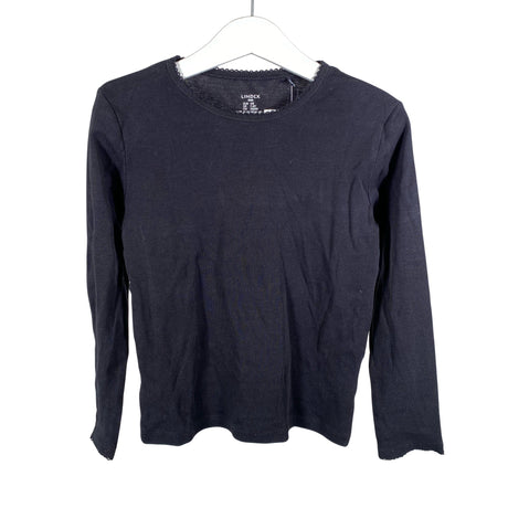 Unisex Lindex - Trikotaažist pluus, suurus 122 - 128 - Must ()