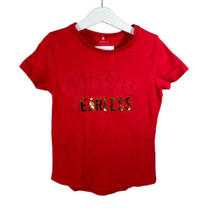 Unisex Name It - T-särk, suurus 122 - 128 - Punane (1)