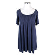 Unisex Seraphine - Trikotaažist kleit, suurus 46 - Sinine ()
