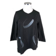 Unisex Anneli Keinonen - Trikotaažist pluus, suurus 42 - Must ()