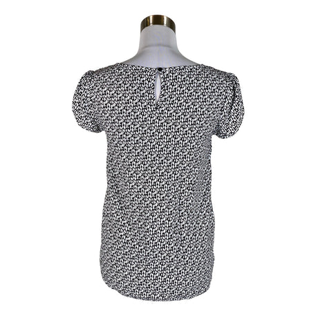 Unisex Soyaconcept - Lühikeste käistega pluus, suurus 36 - Must (2)