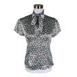 Unisex O.I.S - Lühikeste käistega pluus, suurus 36 - Sinine ()