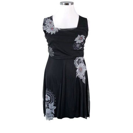 Unisex Desigual - Trikotaažist kleit, suurus 42 - Must ()