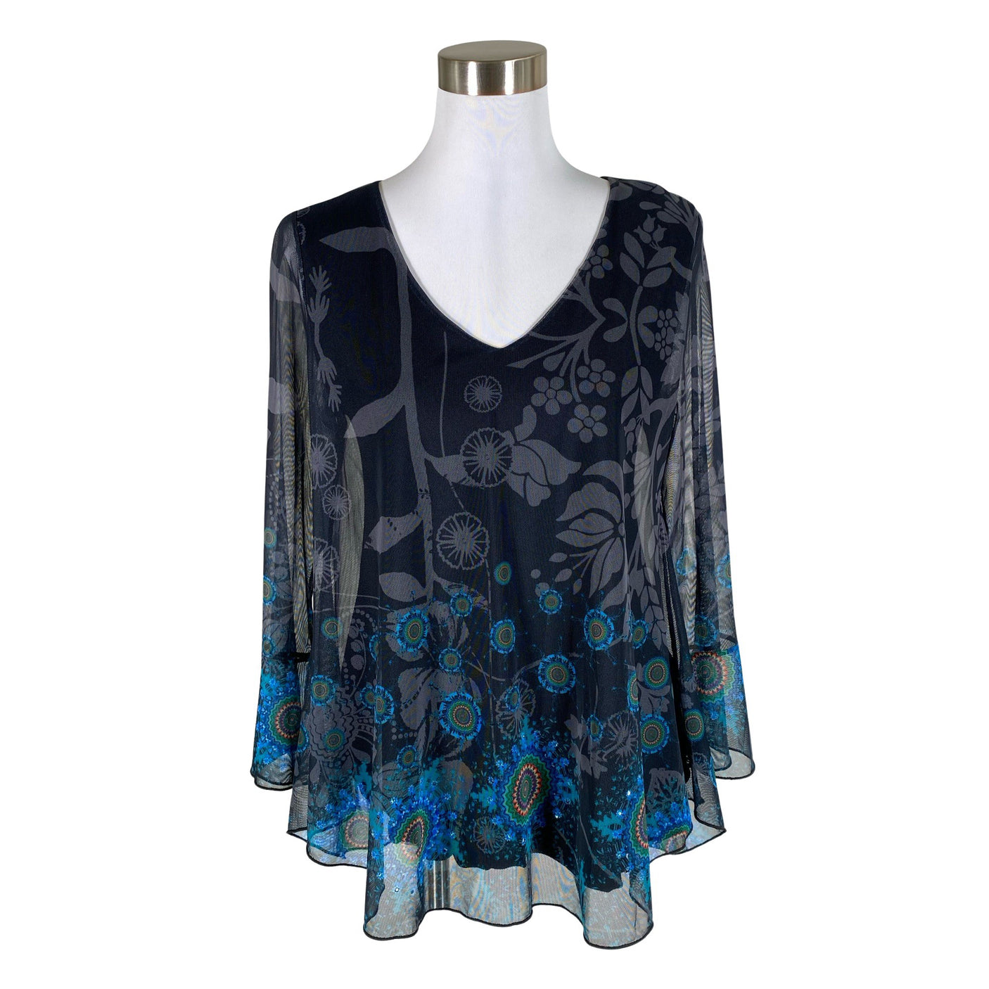 Unisex Desigual - Trikotaažist tuunika, suurus 40 - Must (1)