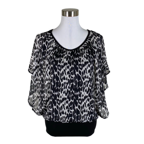 Unisex Soyaconcept - Lühikeste käistega pluus, suurus 36 - Must ()