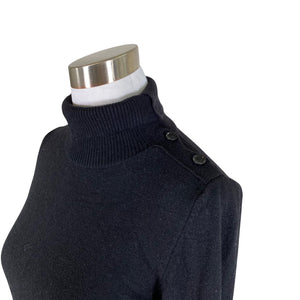 Unisex Benetton - Kootud kleit, suurus 36 - Must (2)