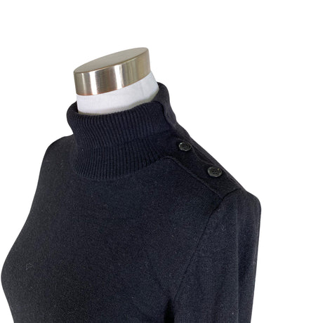 Unisex Benetton - Kootud kleit, suurus 36 - Must (2)