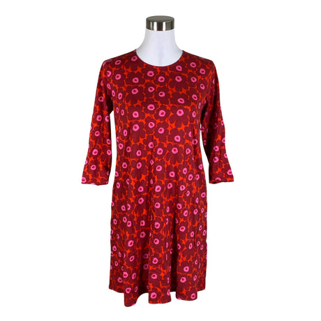 Unisex Marimekko - Trikotaažist kleit, suurus 36 - Punane ()