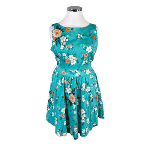 Unisex Lady Vintage - Mitteveniv kleit, suurus 44 - Roheline (1)
