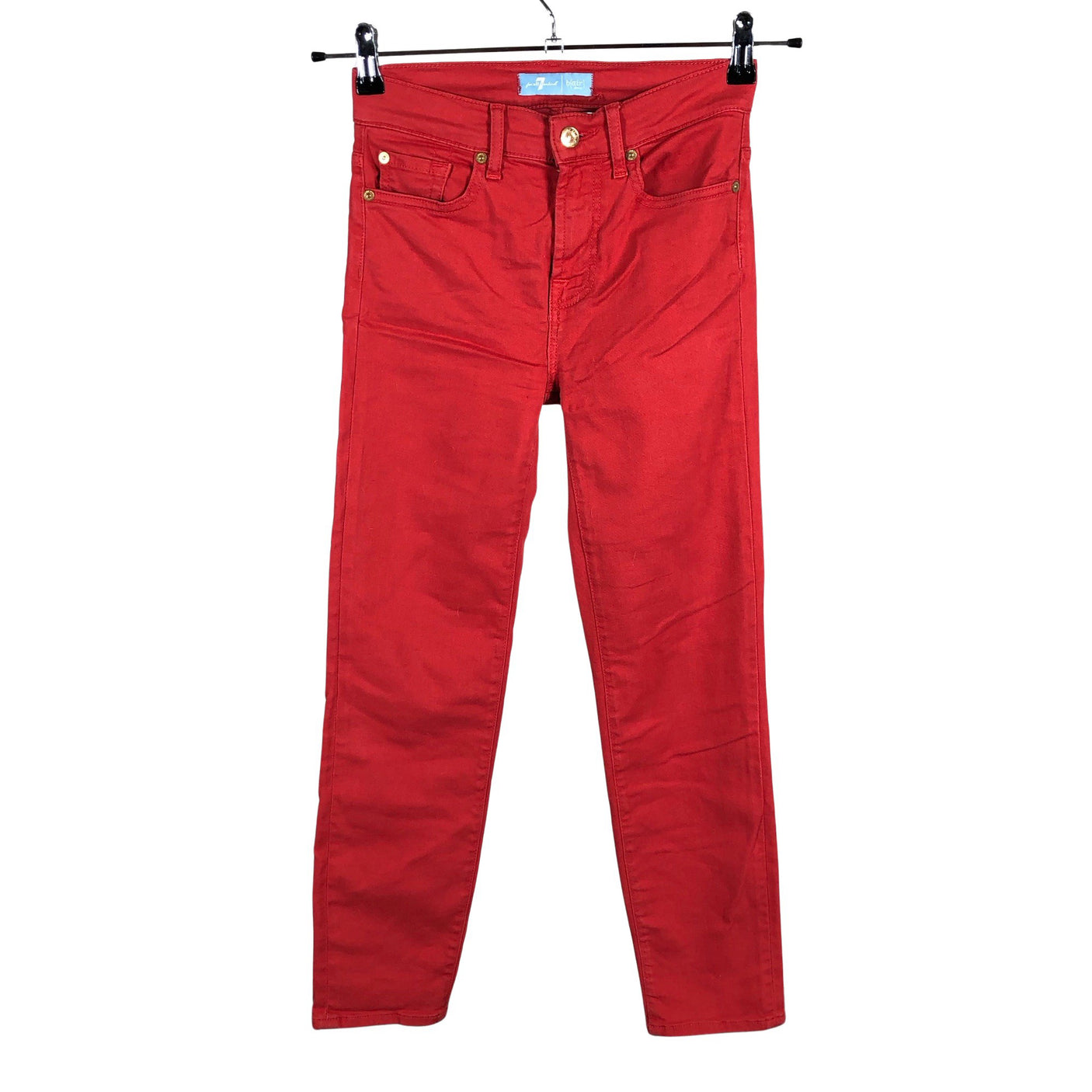 Unisex 7 for all mankind - Teksad, suurus W26 - Punane (1)