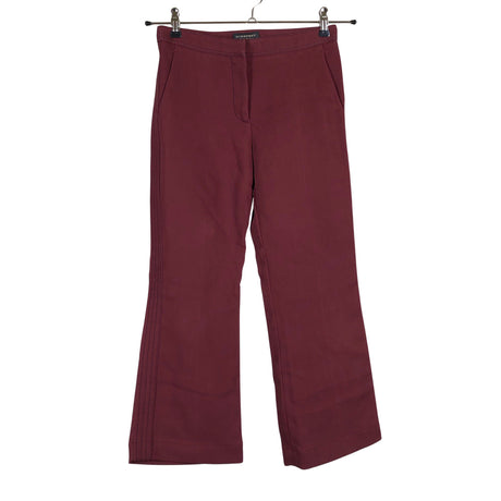 Unisex Burberry - Viigipüksid, suurus 32 - Veinipunane ()