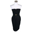 Unisex Elisabetta Franchi - Pidulik kleit, suurus 34 - Must ()