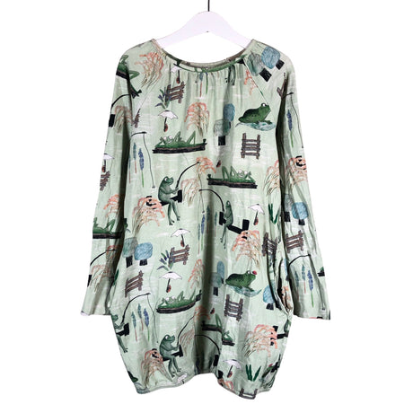 Unisex NOSH - Trikotaažist kleit, suurus 134 - 140 - Roheline ()
