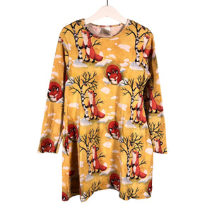 Unisex Paapero - Trikotaažist kleit, suurus 128 - 134 - Kollane (1)