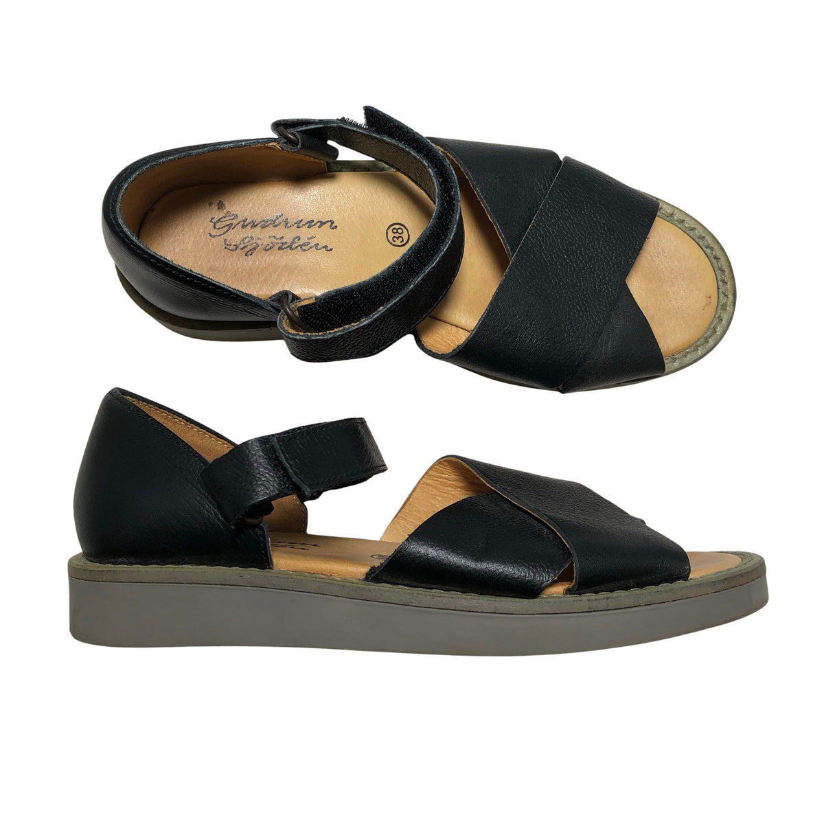Unisex Gudrun Sjöden - Rihmikud, suurus 38 - Must (1)