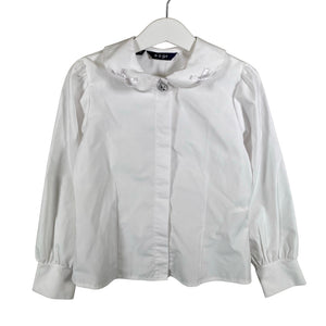 Unisex Bogi - Trikotaažist kleit, suurus 110 - 116 - Valge (1)