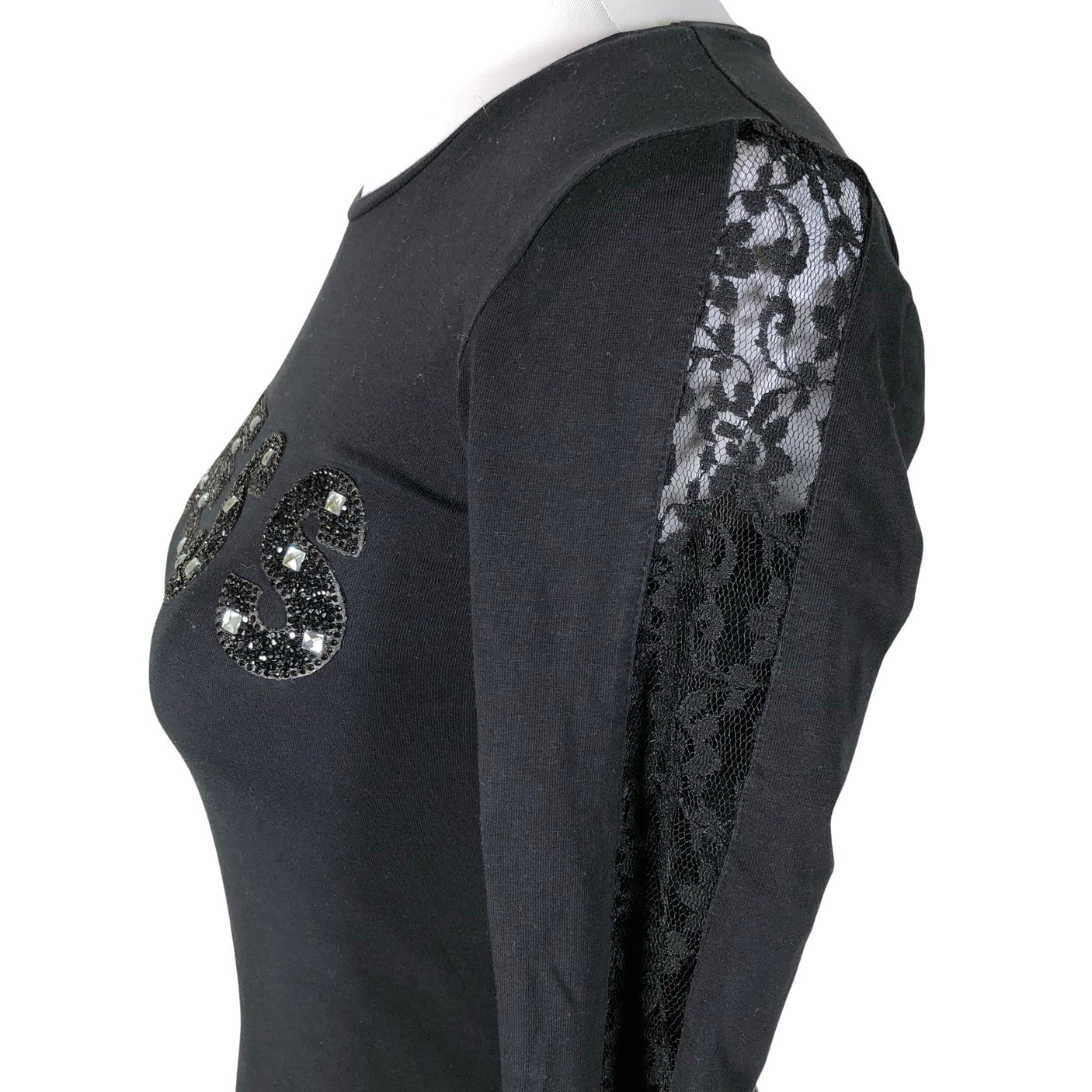 Unisex Guess - Trikotaažist pluus, suurus 34 - Must (2)