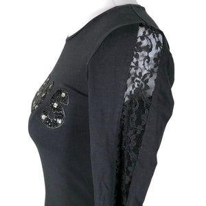 Unisex Guess - Trikotaažist pluus, suurus 34 - Must (2)