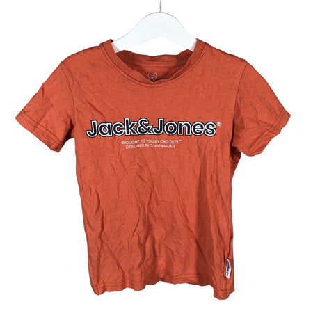 Unisex Jack & Jones - T-särk, suurus 122 - 128 - Oranž ()
