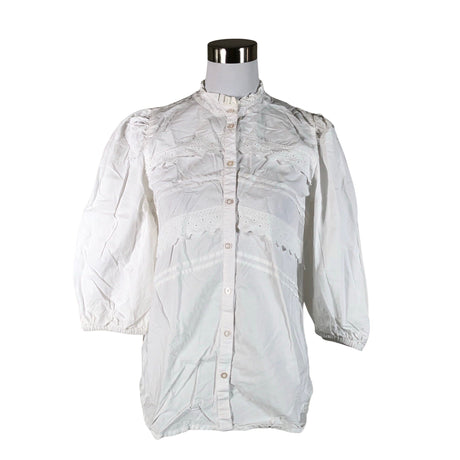 Unisex Kaffe - Pluus, suurus 38 - Valge ()