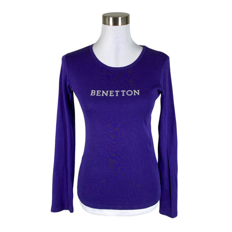 Unisex Benetton - Trikotaažist pluus, suurus 34 - Lilla ()