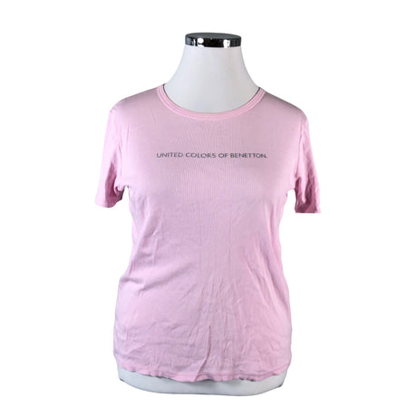 Unisex Benetton - T-särk, suurus 44 - Heleroosa ()