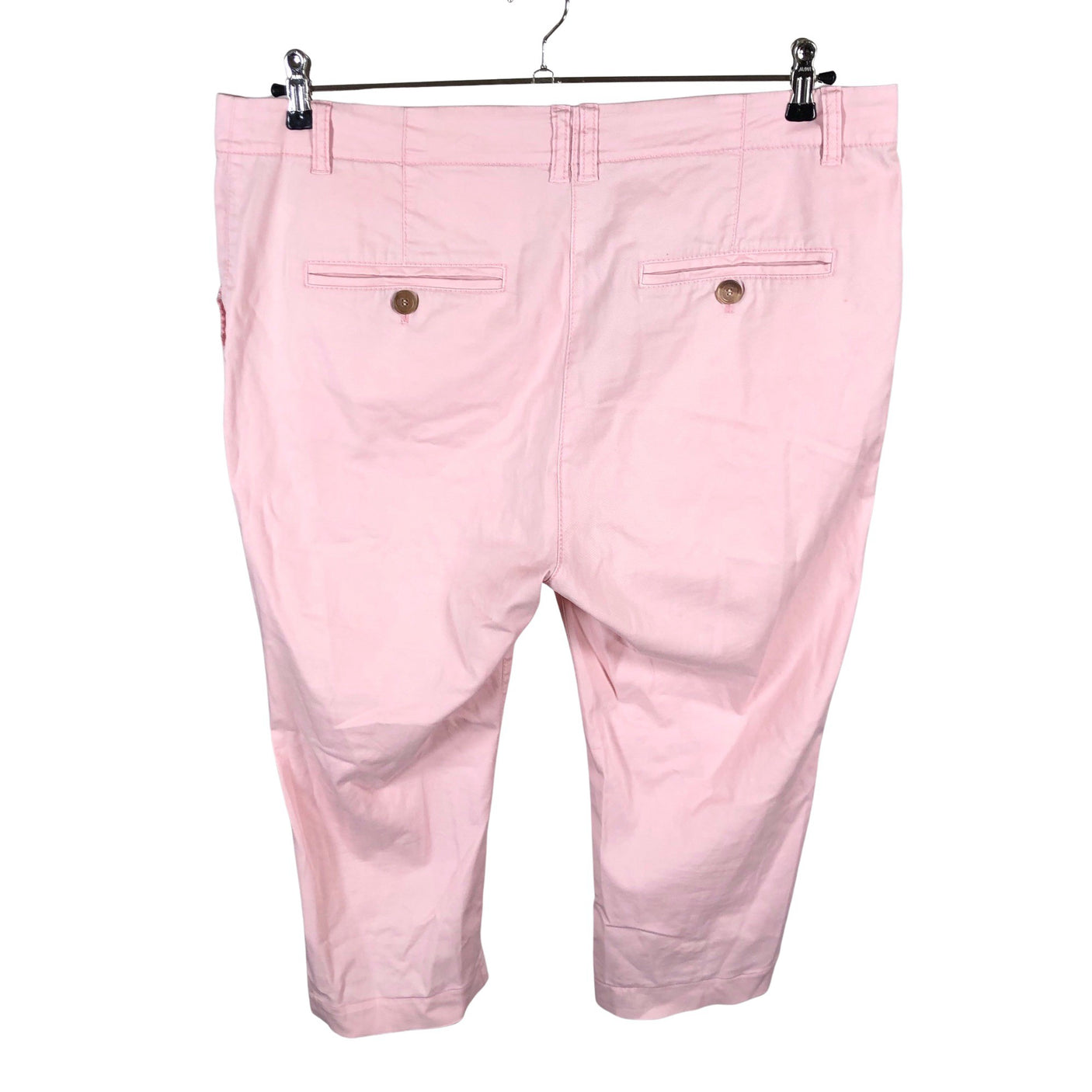 Unisex Marc Cain - Mittevenivad poolpikad püksid, suurus 46 - Heleroosa (2)