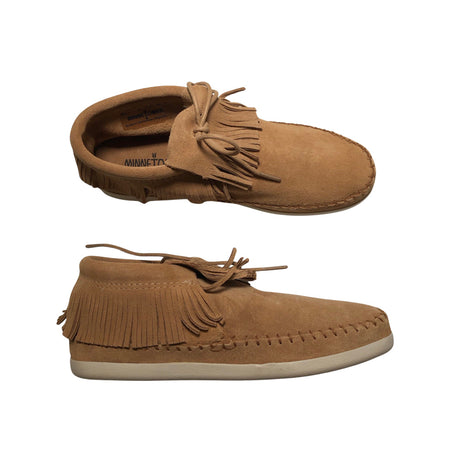 Unisex Minnetonka - Poolsaapad, suurus 39 - Pruun ()