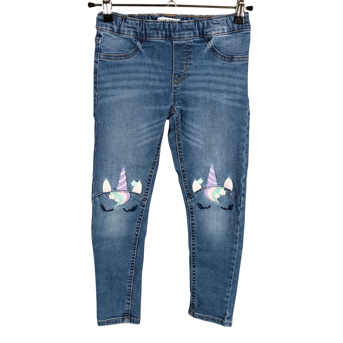 Unisex Lindex - Teksad, suurus 116 - 122 - Sinine (1)