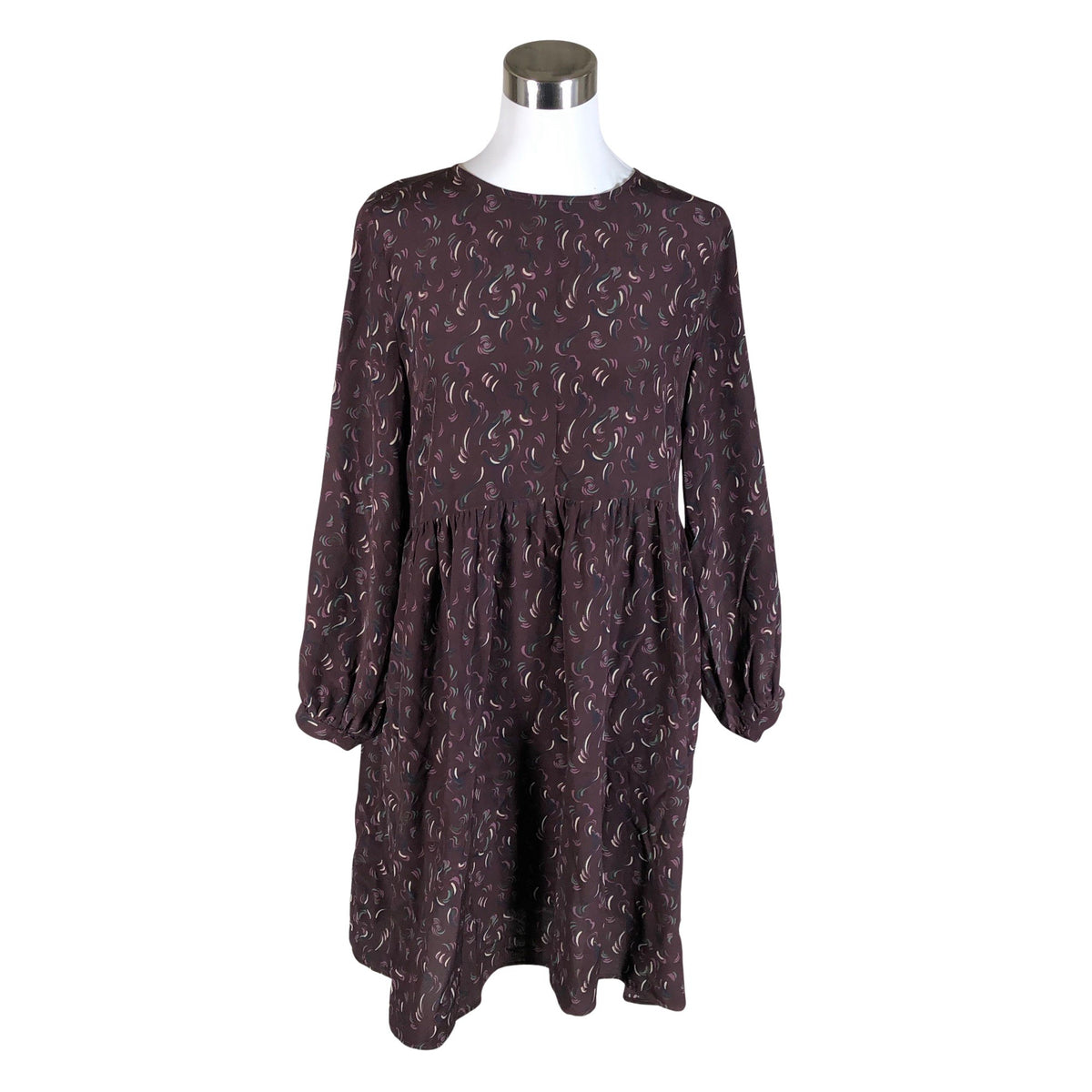 Unisex R-collection - Õhuke kleit, suurus 36 - Veinipunane (1)