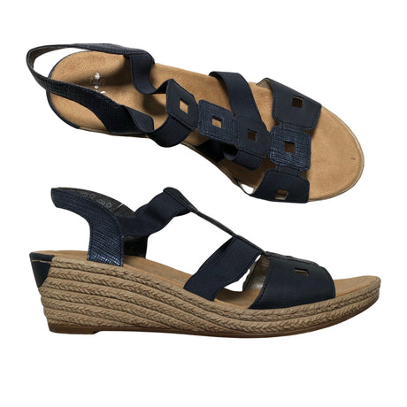 Unisex Rieker - Kiilkontsaga rihmikud, suurus 37 - Sinine ()