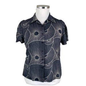 Unisex Marimekko - Lühikeste käistega pluus, suurus 42 - Hall (1)