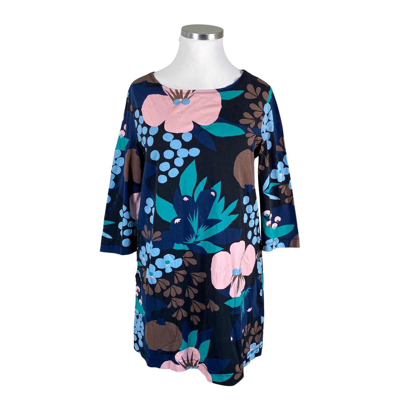 Unisex Marimekko - Trikotaažist kleit, suurus 42 - Sinine (1)