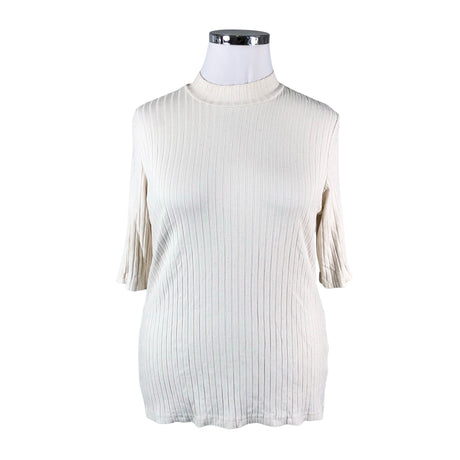 Unisex Nanso - Trikotaažist pluus, suurus 44 - Looduslik valge ()