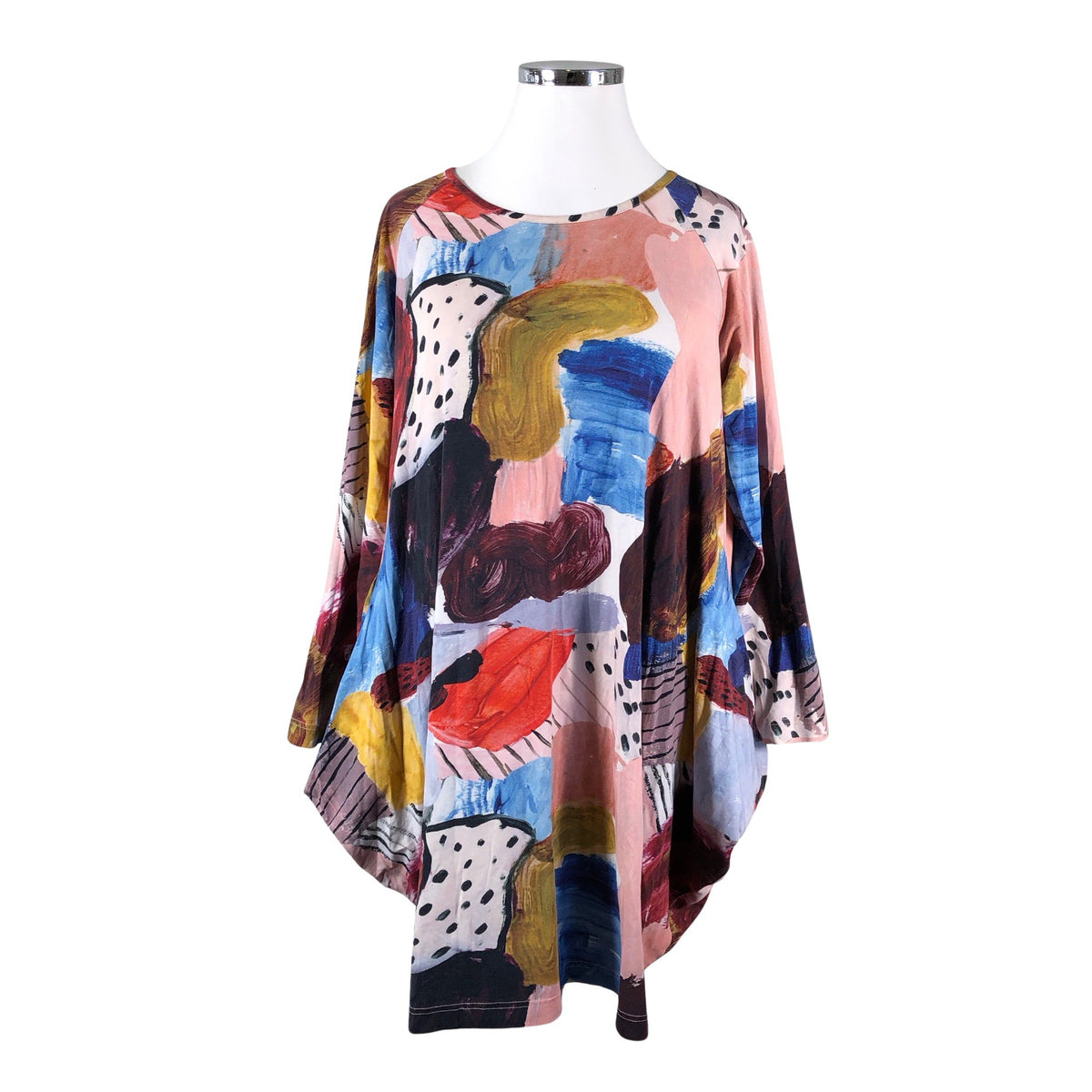 Unisex Papu - Trikotaažist kleit, suurus 44 - Heleroosa (1)