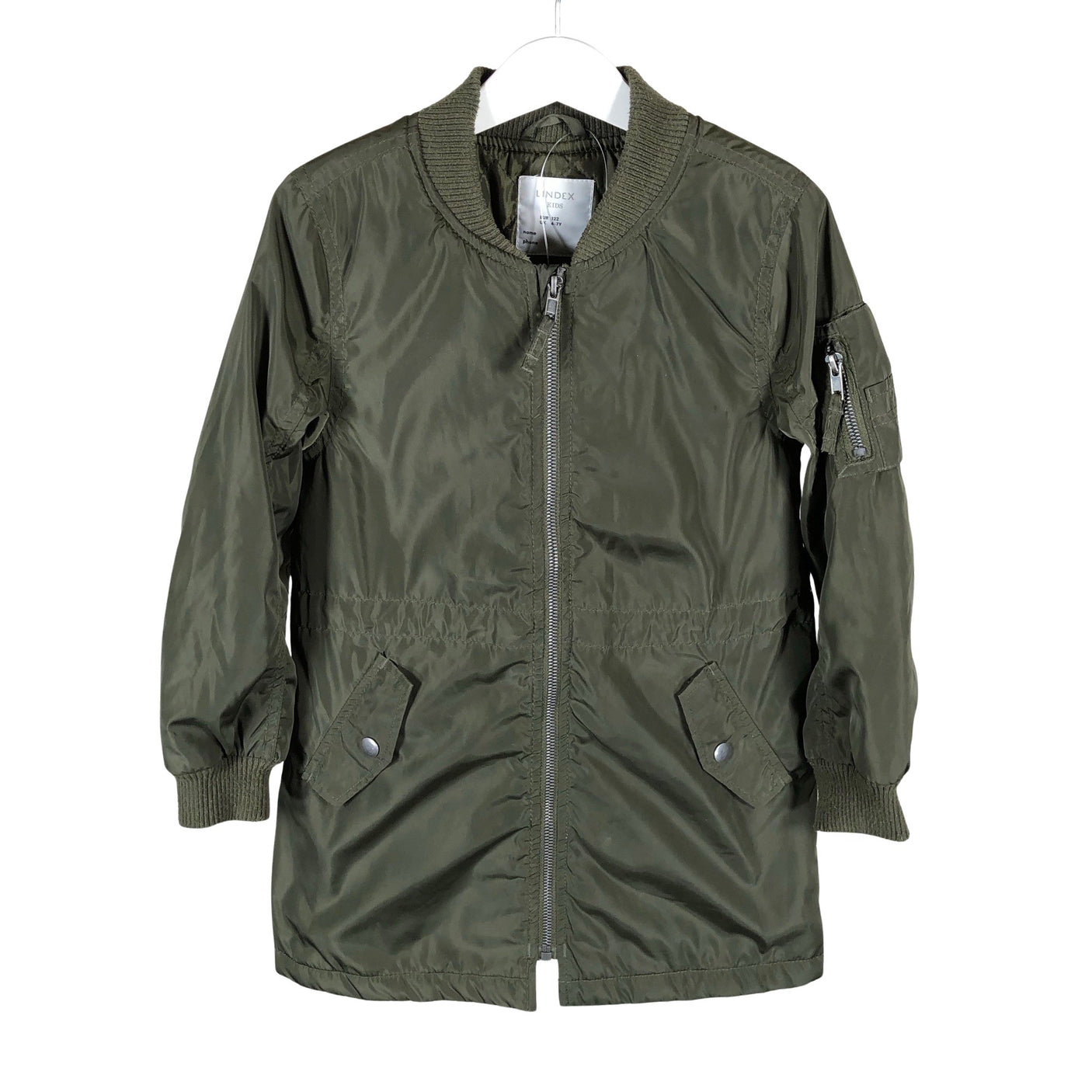 Unisex Lindex - Kevad-/sügisjope, suurus 116 - 122 - Roheline (1)