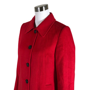Unisex Jaeger - Villane mantel, suurus 38 - Punane (3)