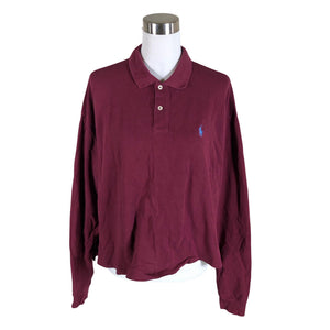 Unisex Polo Ralph Lauren - Polosärk, suurus 40 - Veinipunane (1)