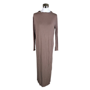 Unisex Residus - Trikotaažist kleit, suurus 38 - Pruun (1)